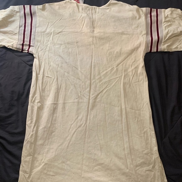 Kimchi Blue tunic Cream Top with Red and Black Embroidery - Picture 7 of 9